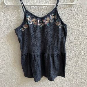 art class target floral tank top